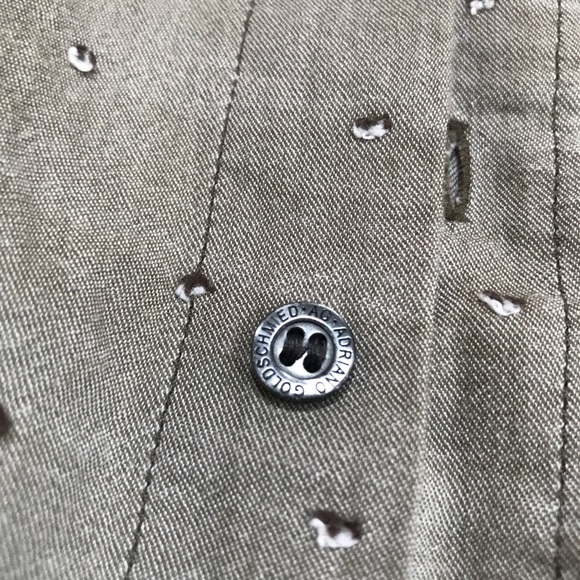 Adriano Goldschmied Button Down Shirt Size Small - Picture 4 of 5